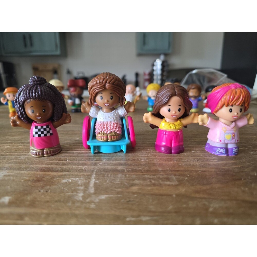 Little People Barbie And Friends  Figure Lot of 4 Fisher Price